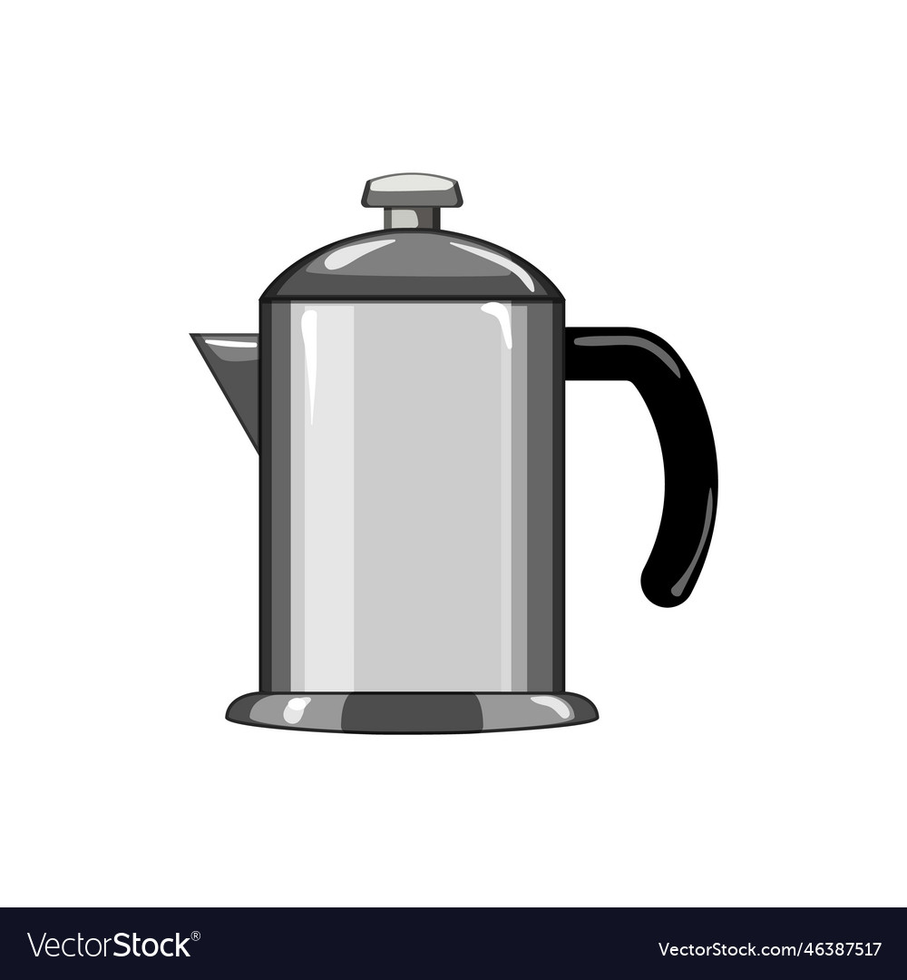 Caffeine percolator pot coffee cartoon Royalty Free Vector