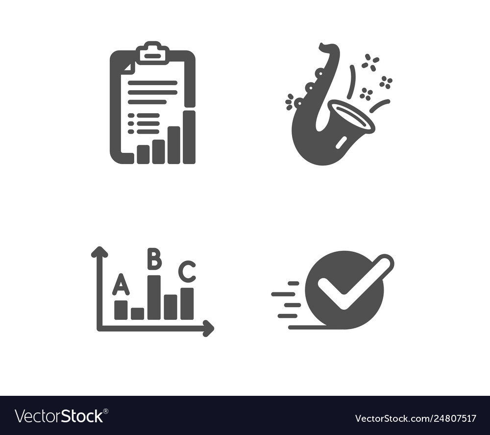 Checklist jazz and survey results icons checkbox