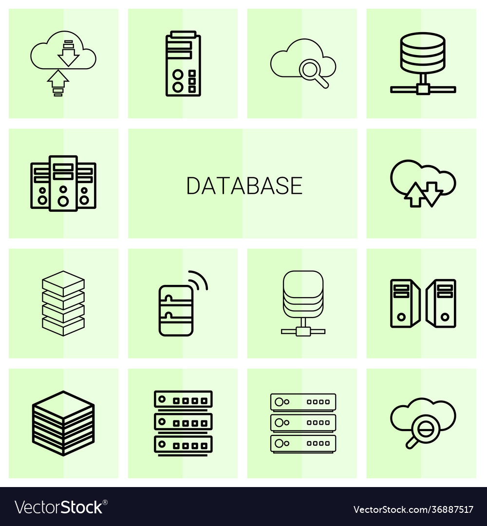 Database icons