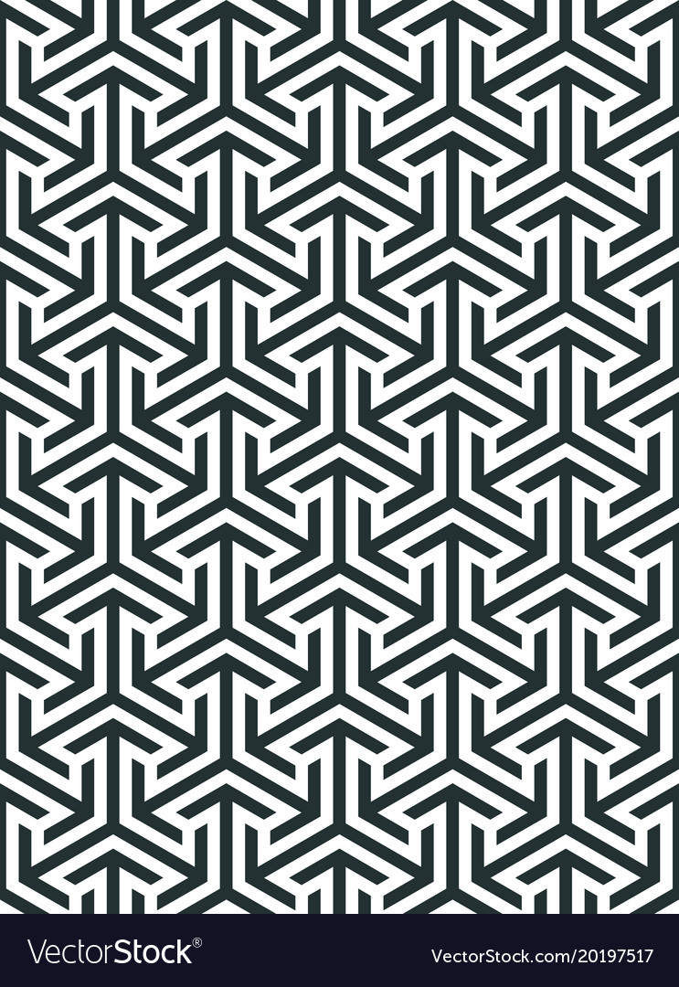 Hexagonal Grid Pattern