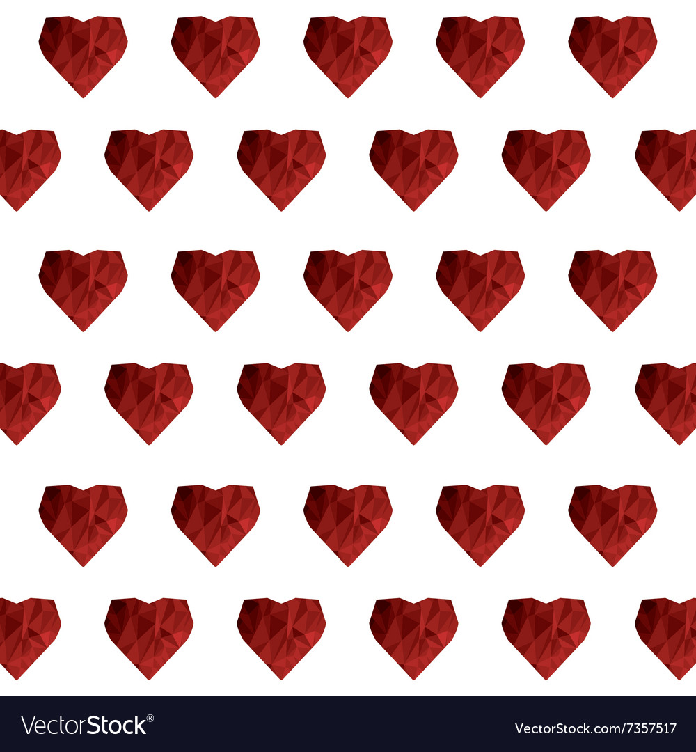 Low poly heart design