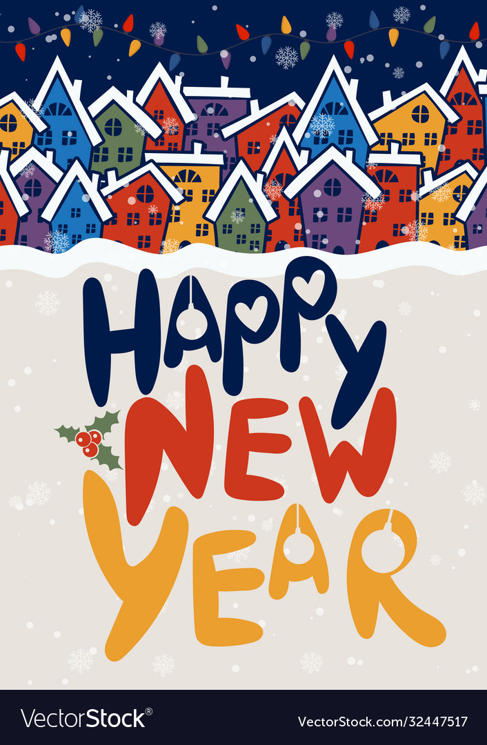 Auf Winter Hintergrund Grußkarte für Weihnachten vector image Auf Winter Hintergrund Grußkarte für Weihnachten