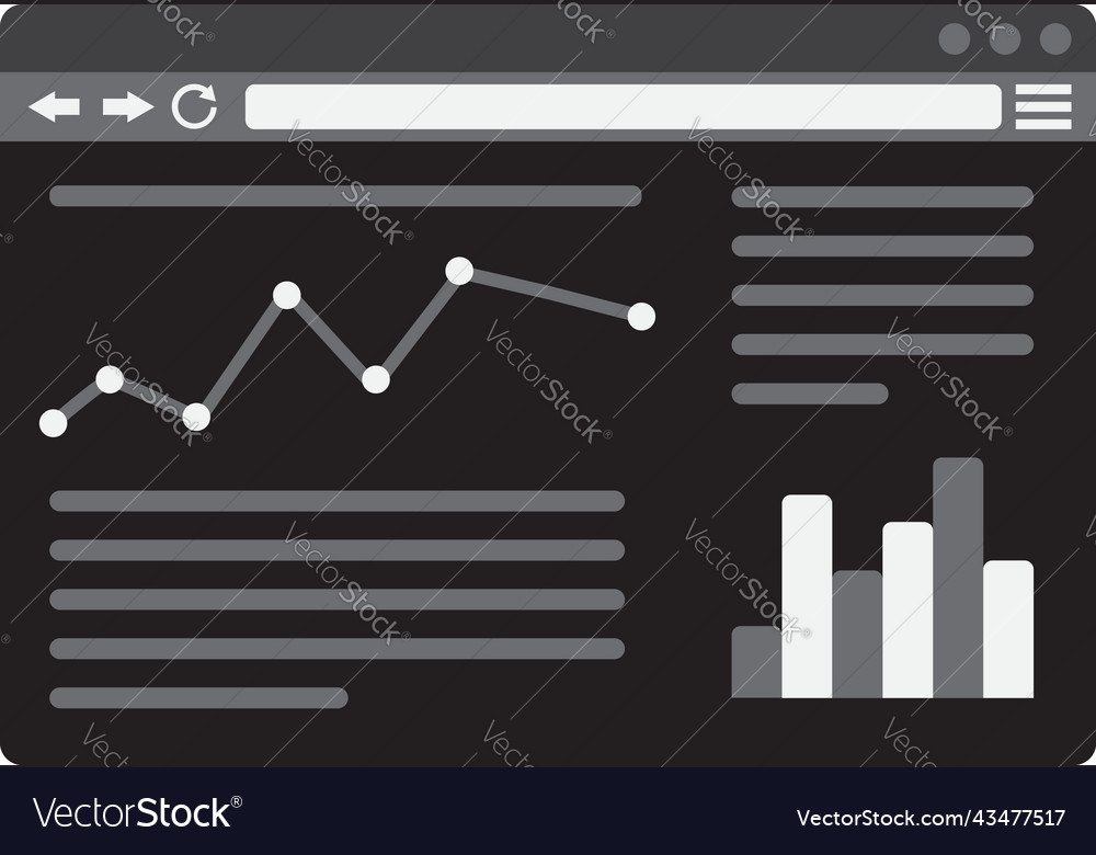 Page site or article ui ux web design template