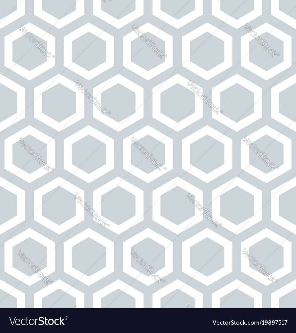 Seamless hexagons pattern