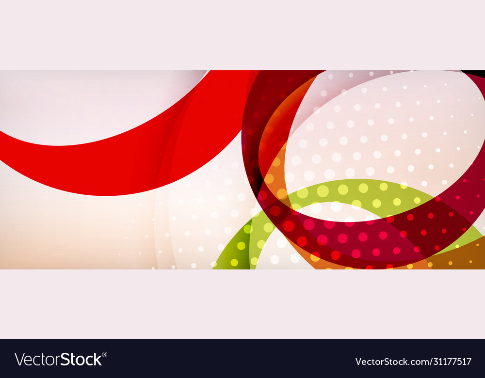 Trendy simple circle abstract background dynamic
