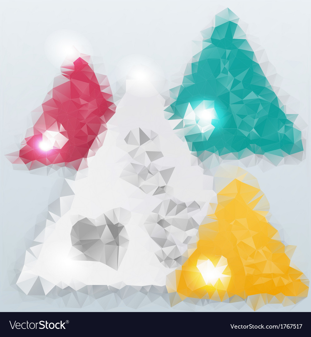 Triangle background color object