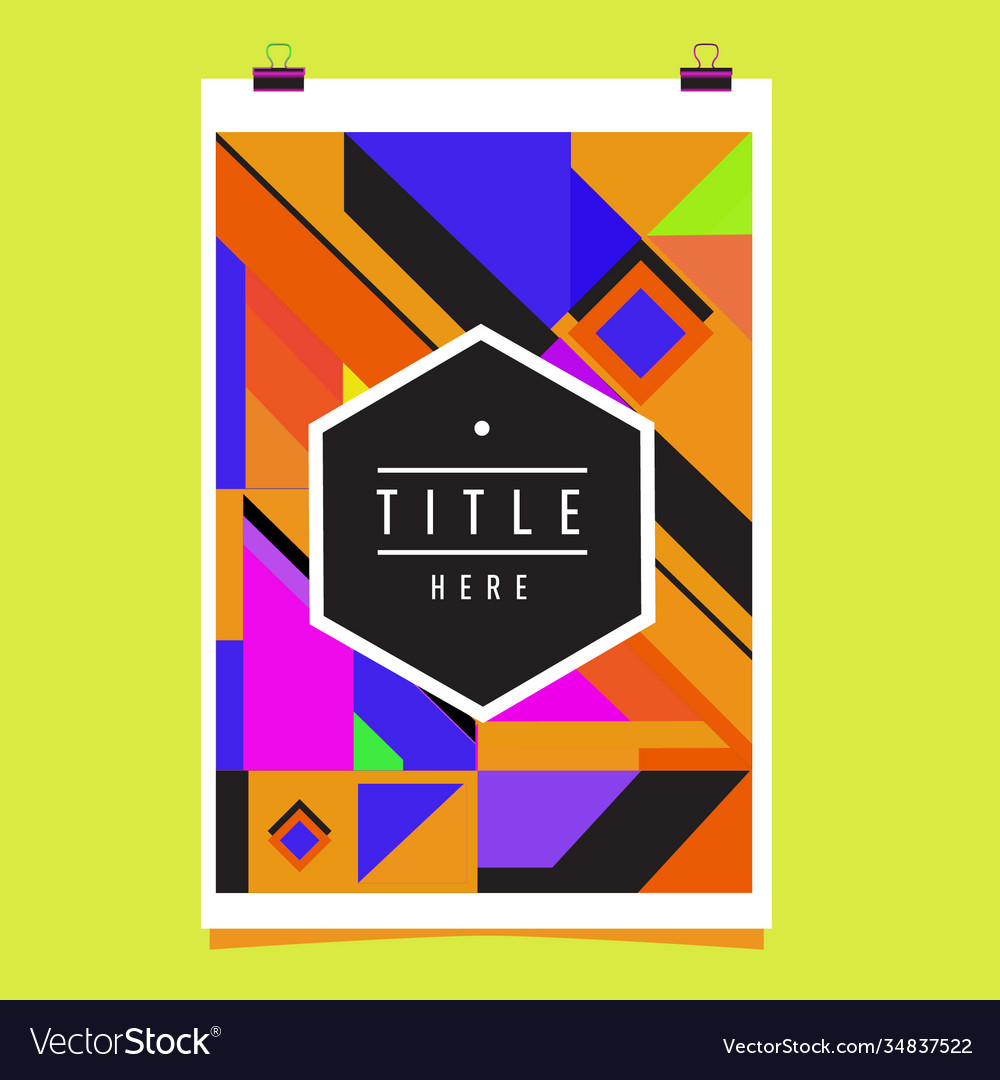 Abstract colorful geometric pattern background