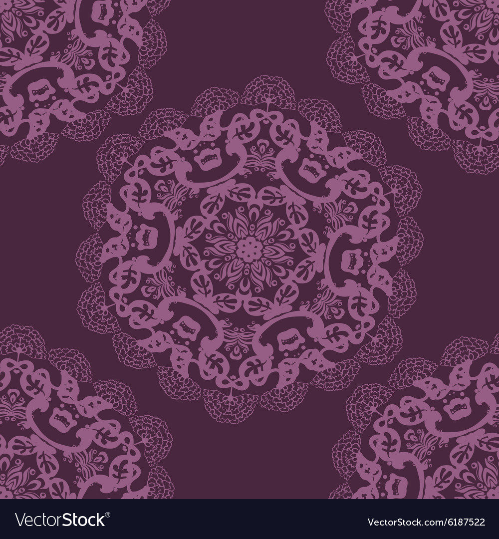 Abstract seamless pattern with lace