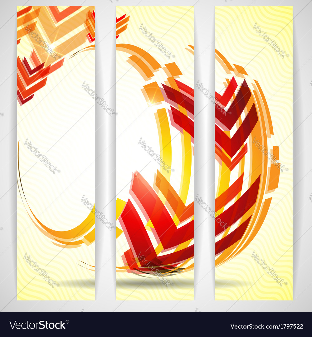 Arrow red background with place for your text