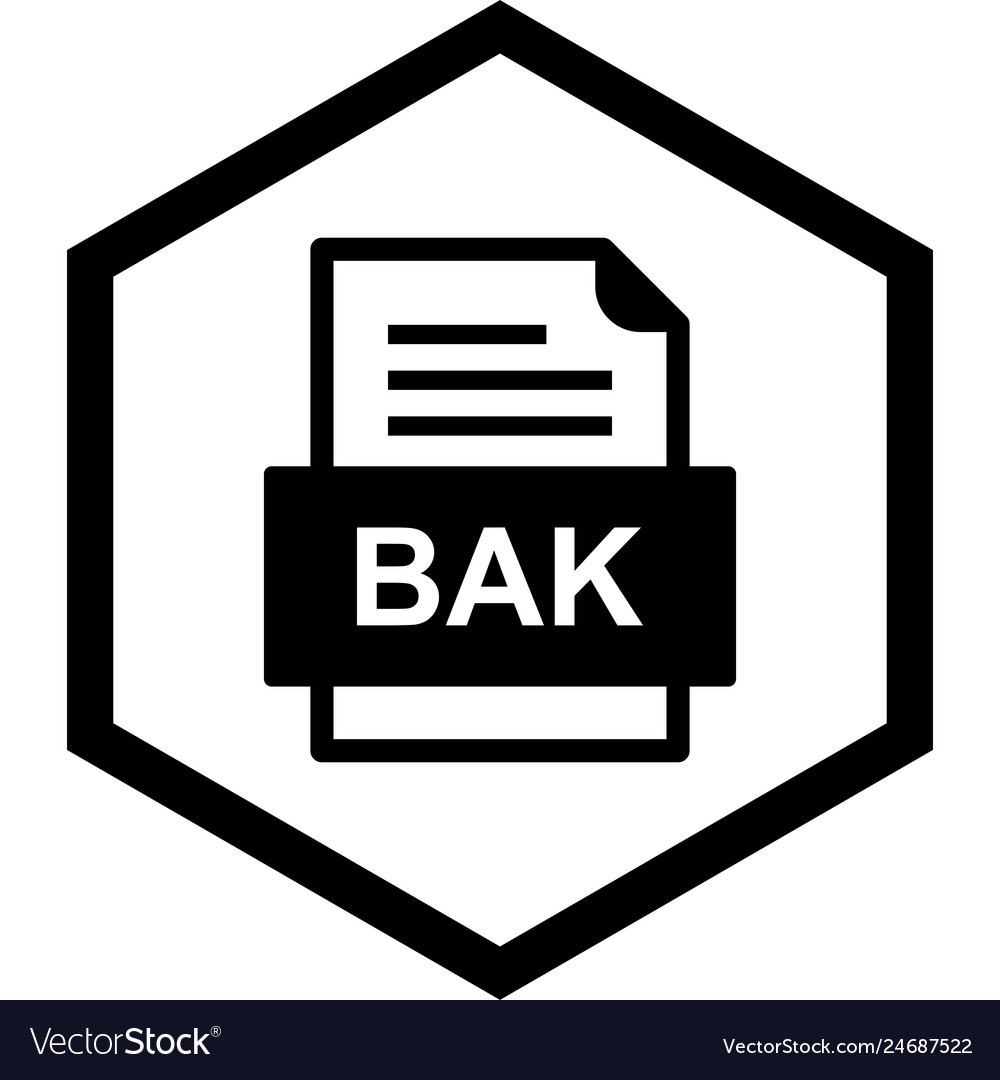 Bak file document icon