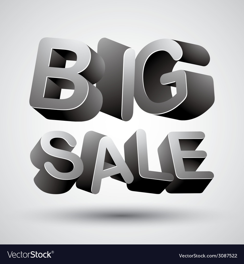 Big sale lettering