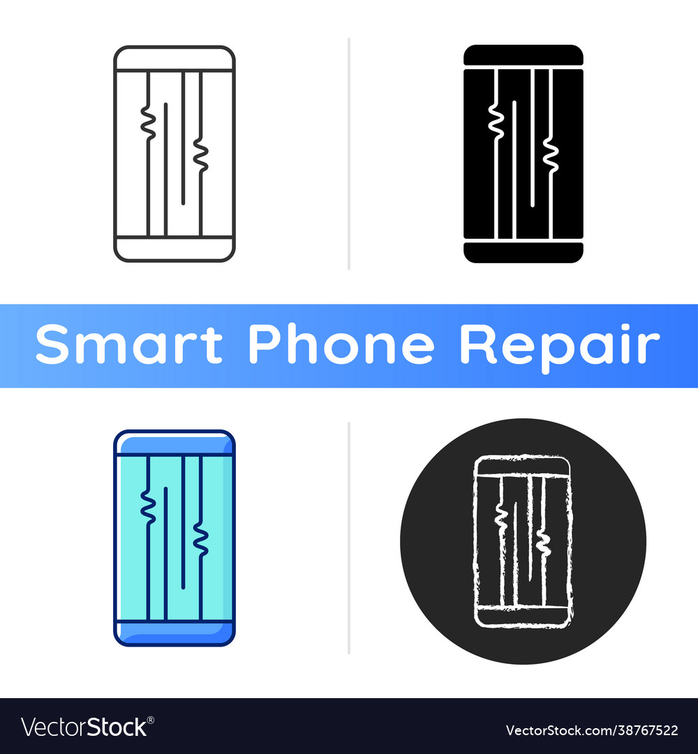 Display or lcd issues icon vector image Display or lcd issues icon