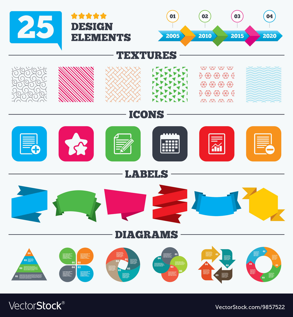 Document icons file with chart graph