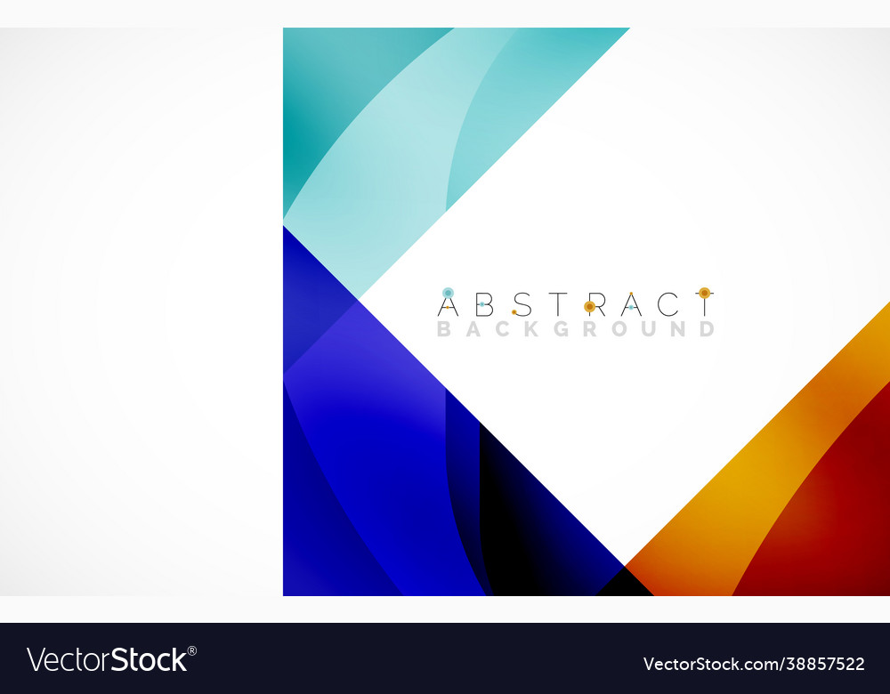 Minimal background abstract square shape vector image Minimal background abstract square shape