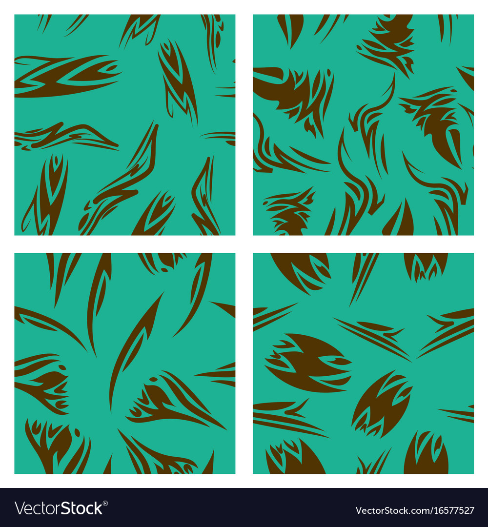 Assembly of patterns in striped style