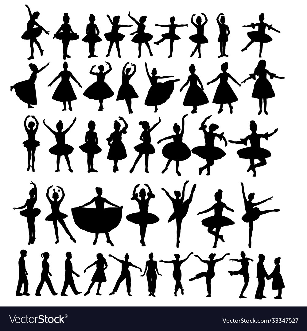 Ballerina Silhouette Dance