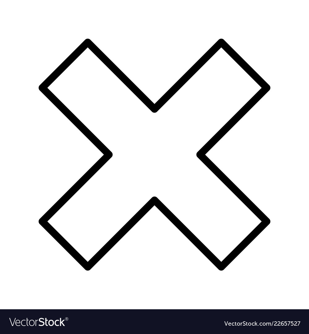 Cancel basic element icon