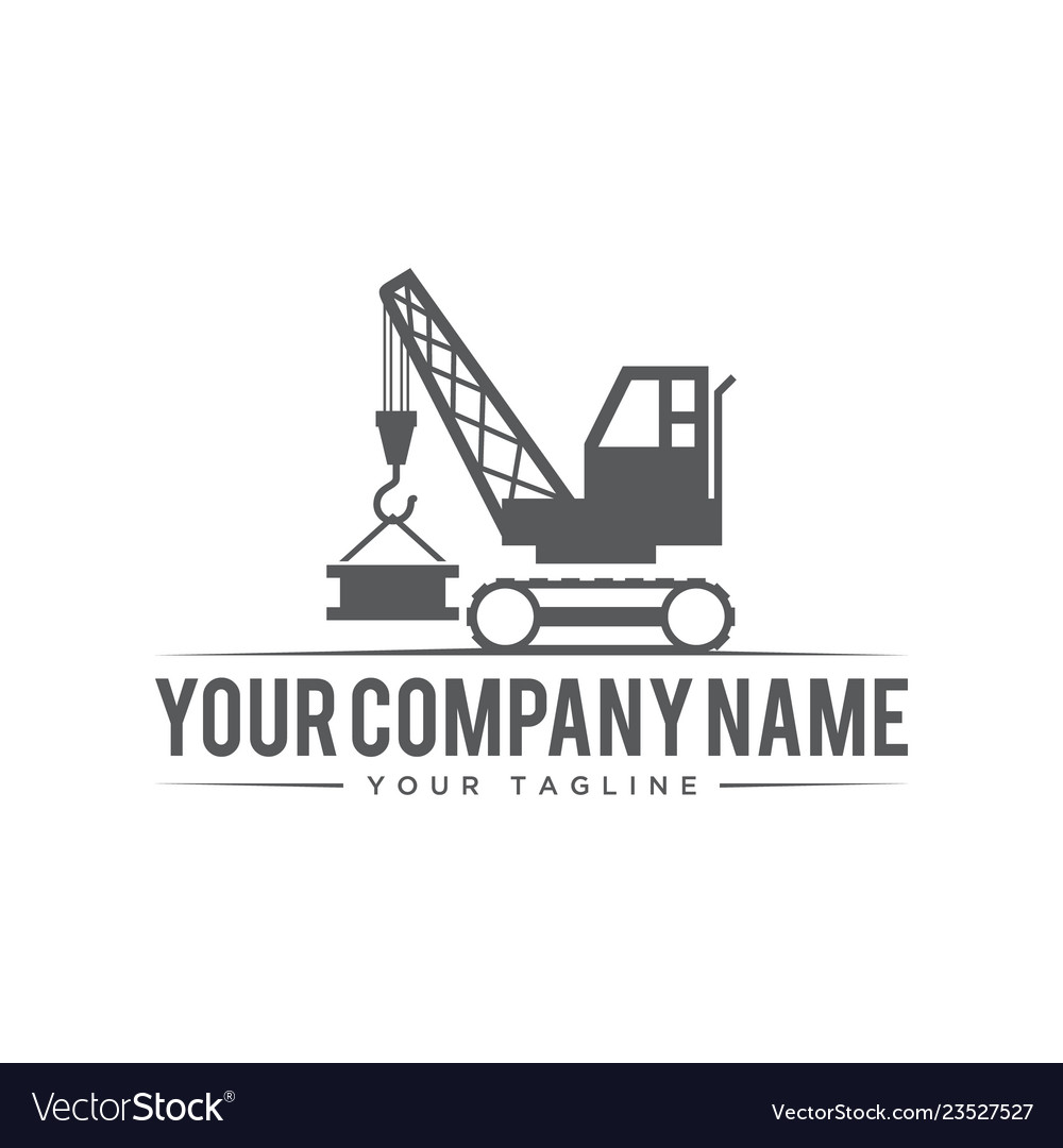 Construction company symbol Royalty Free Vector Image