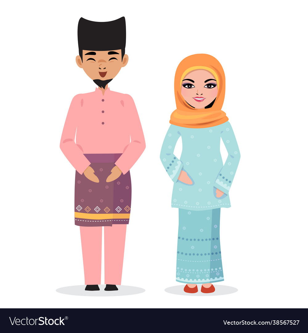 Malaysia cloth Royalty Free Vector Image - VectorStock