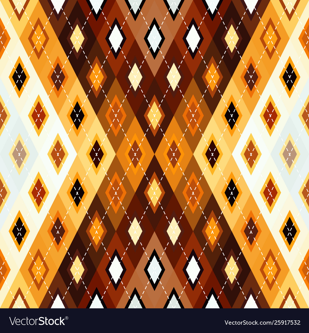 Argyle seamless pattern background vector image Argyle seamless pattern background