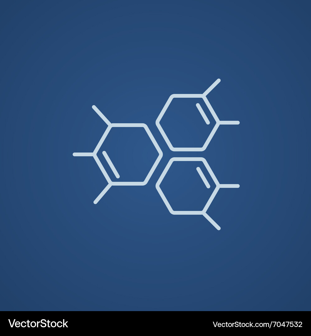 Chemical Formula Icon Royalty Free Vector Image