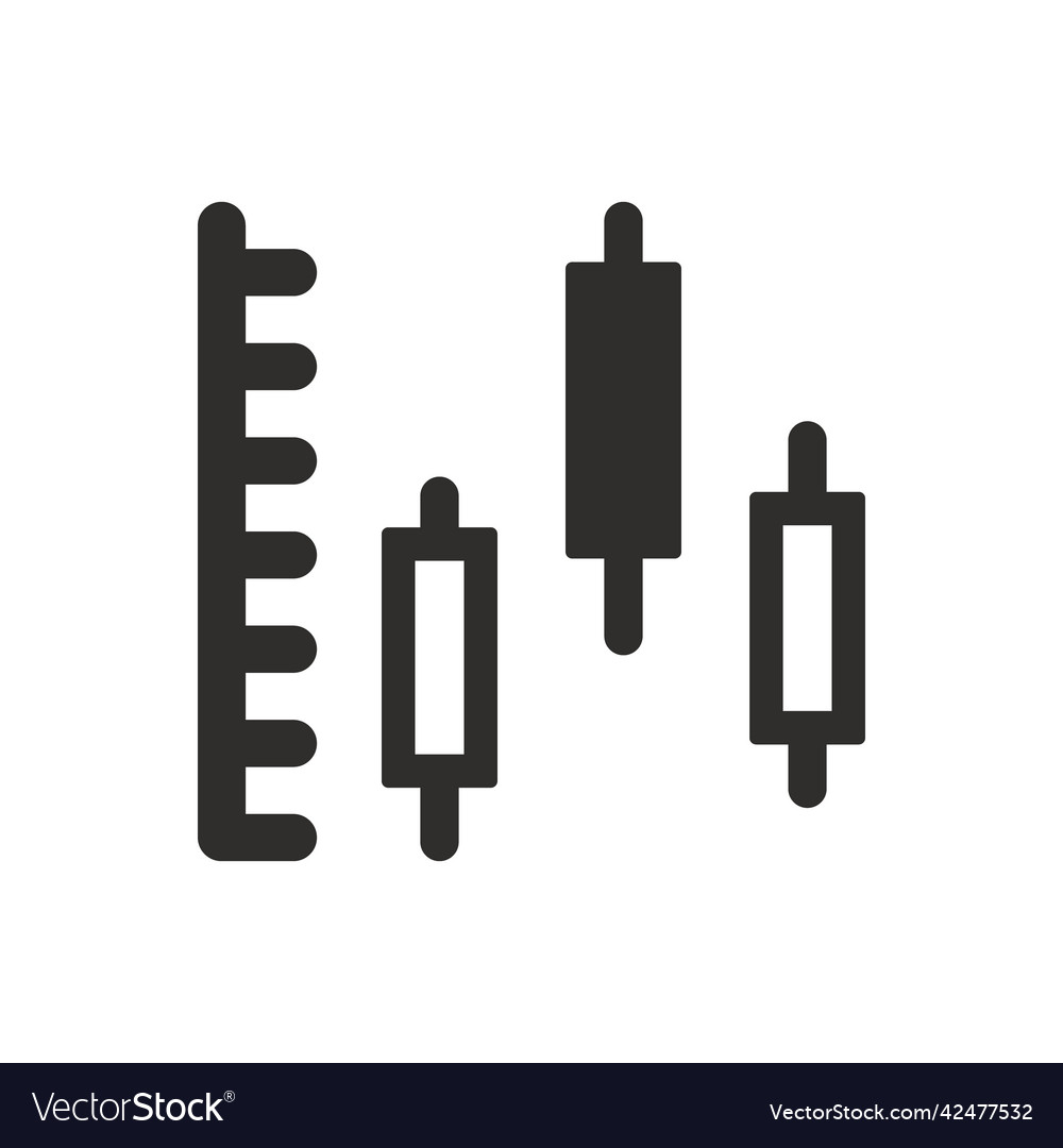 Intervals scheme icon Royalty Free Vector Image