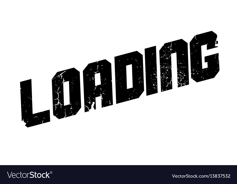 Loading rubber stamp Royalty Free Vector Image