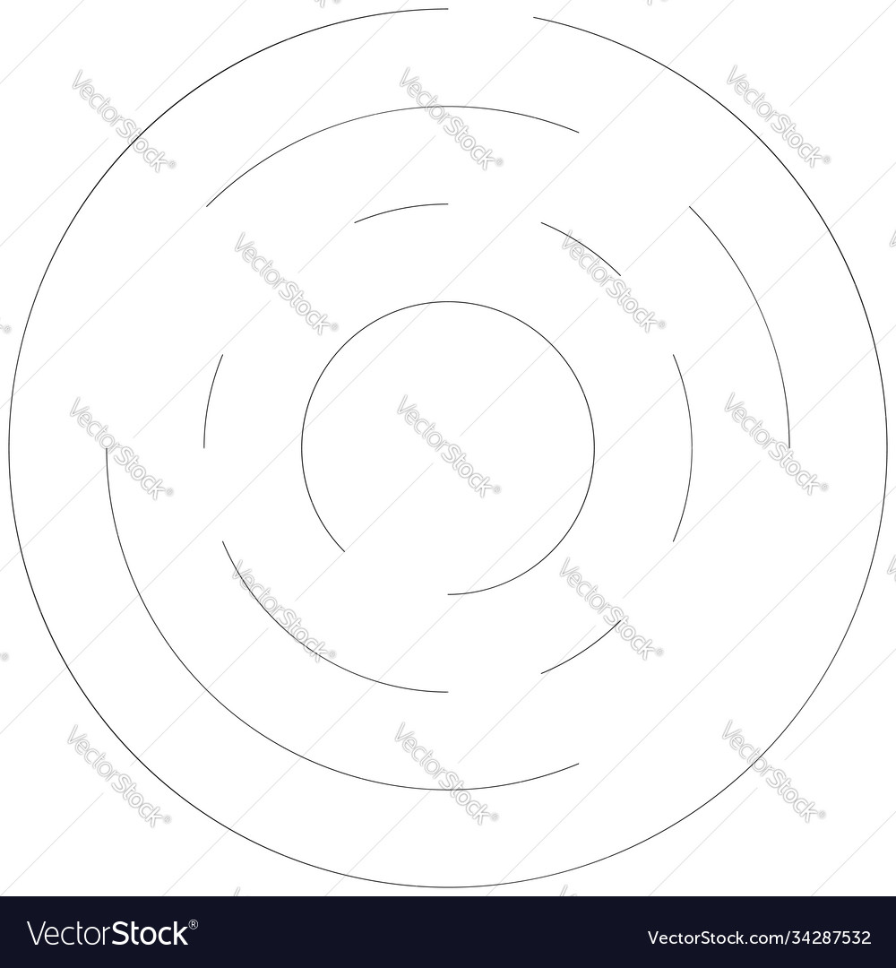 Radial radiating lines abstract burst element vector image Radial radiating lines abstract burst element
