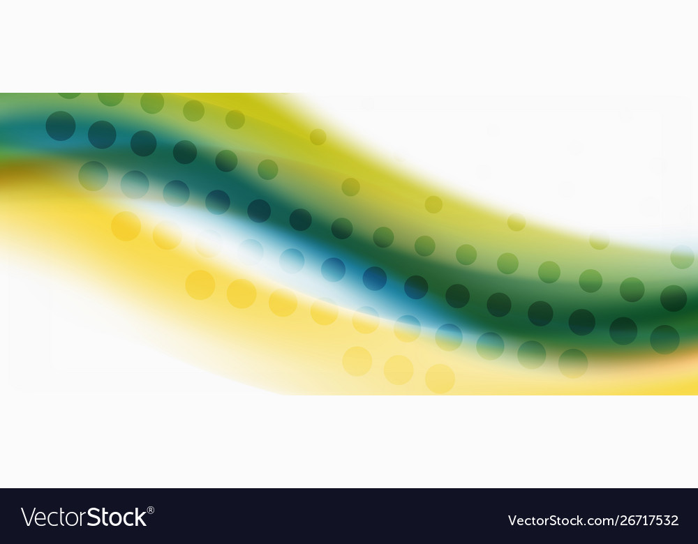 Trendy abstract wave blur pattern multicolored Vector Image Trendy abstract wave blur pattern multicolored
