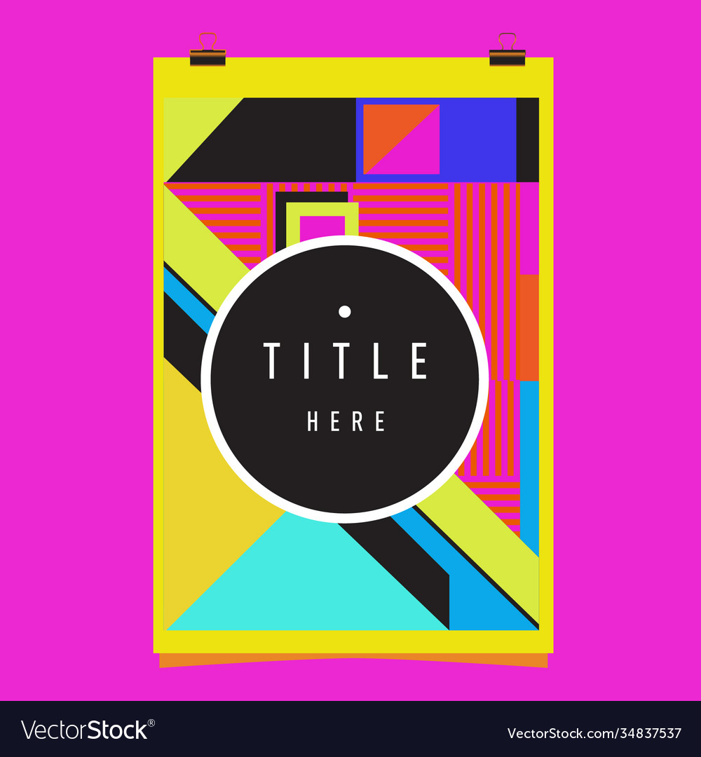 Abstract colorful geometric pattern background Vector Image Abstract colorful geometric pattern background
