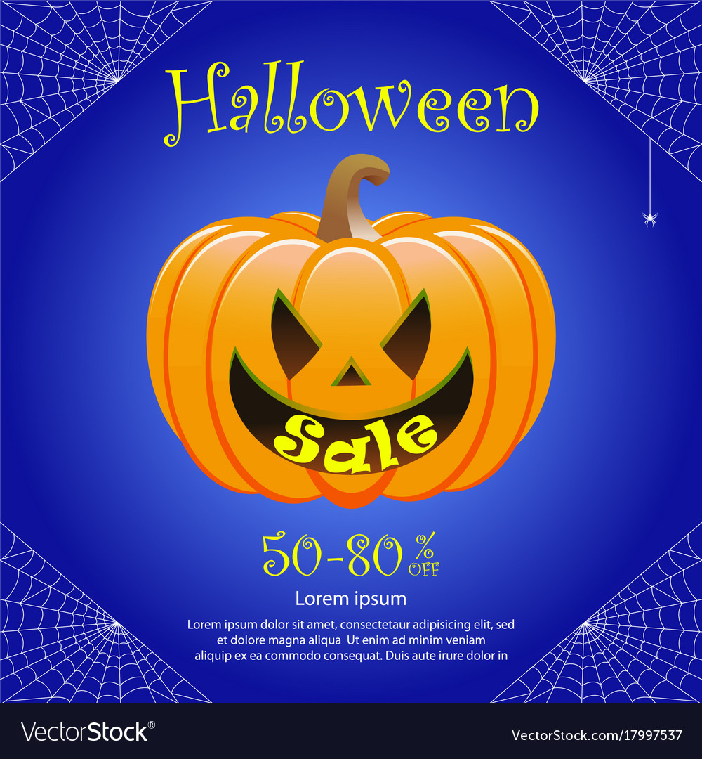 Halloween sale background