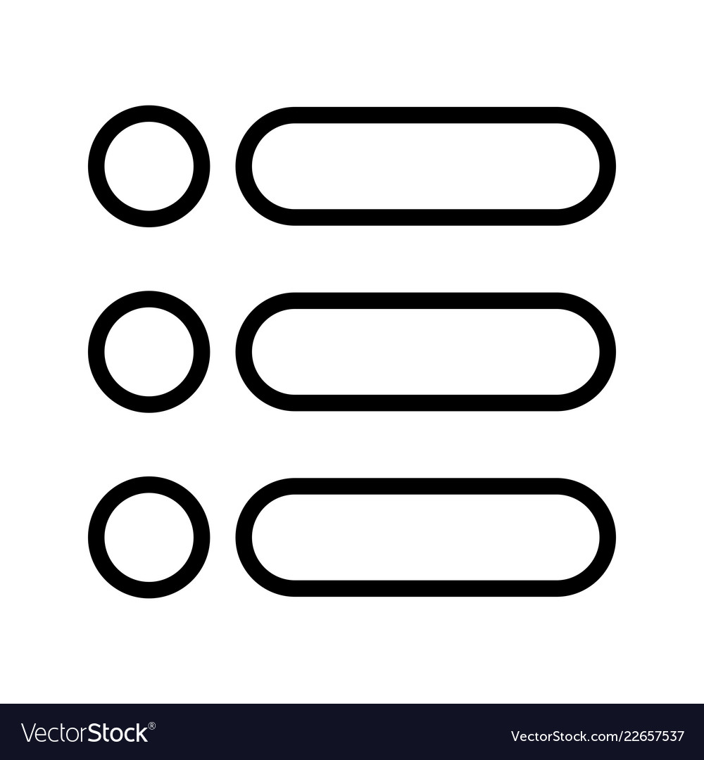 List basic element icon