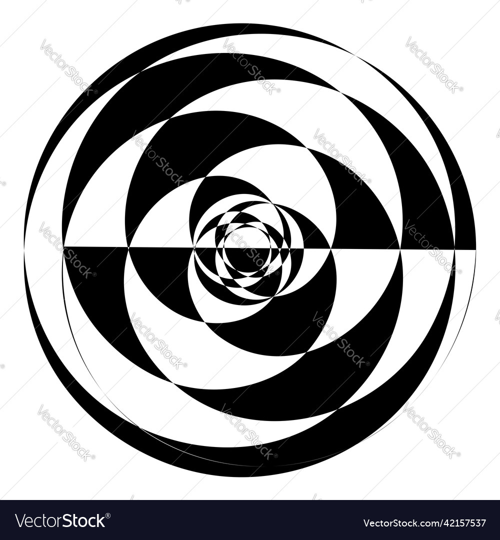 Random concentric circles circular abstract