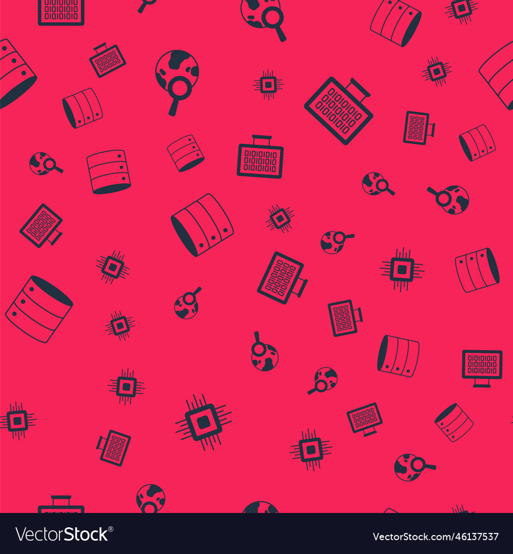 Set processor cpu search globe server and binary vector image Set processor cpu search globe server and binary