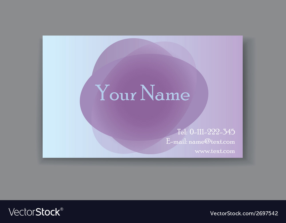 Abstrakte Business Card Vorlage
