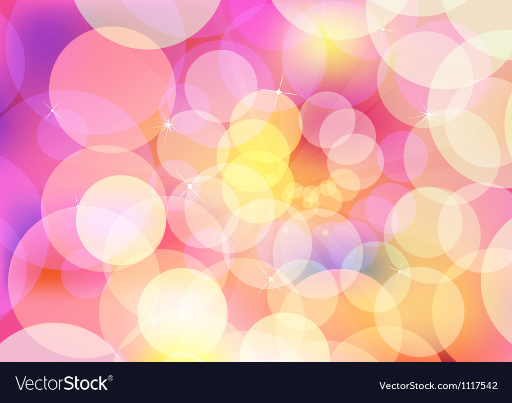Abstract circle design with multicolored