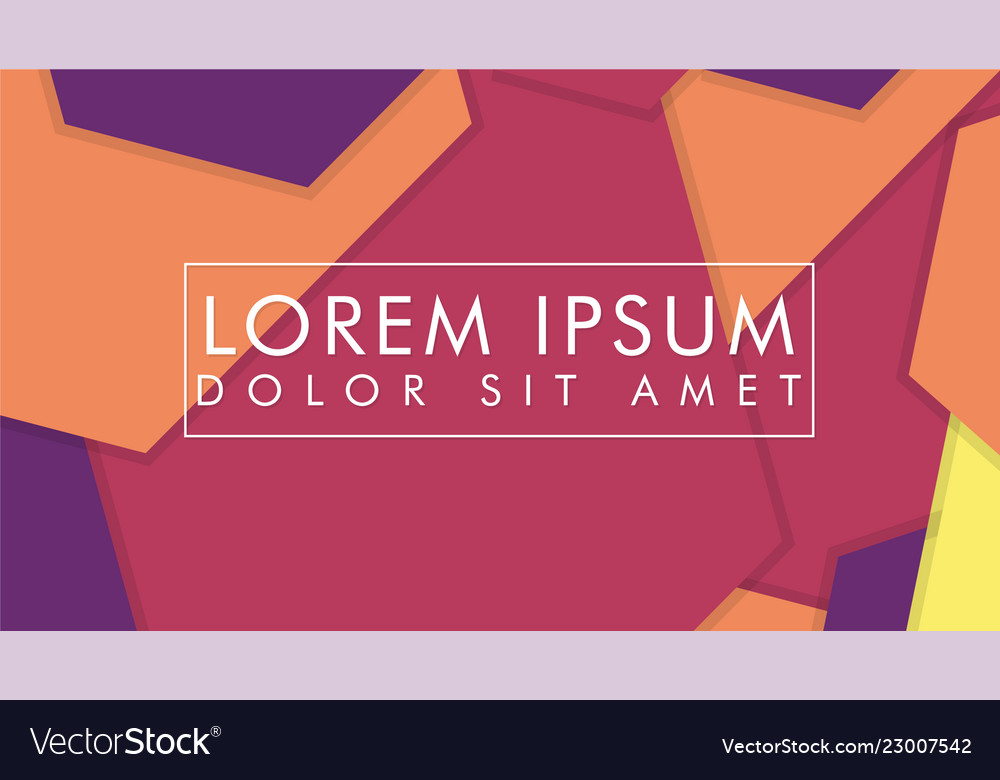 Abstract colorful hexagon background vector image Abstract colorful hexagon background