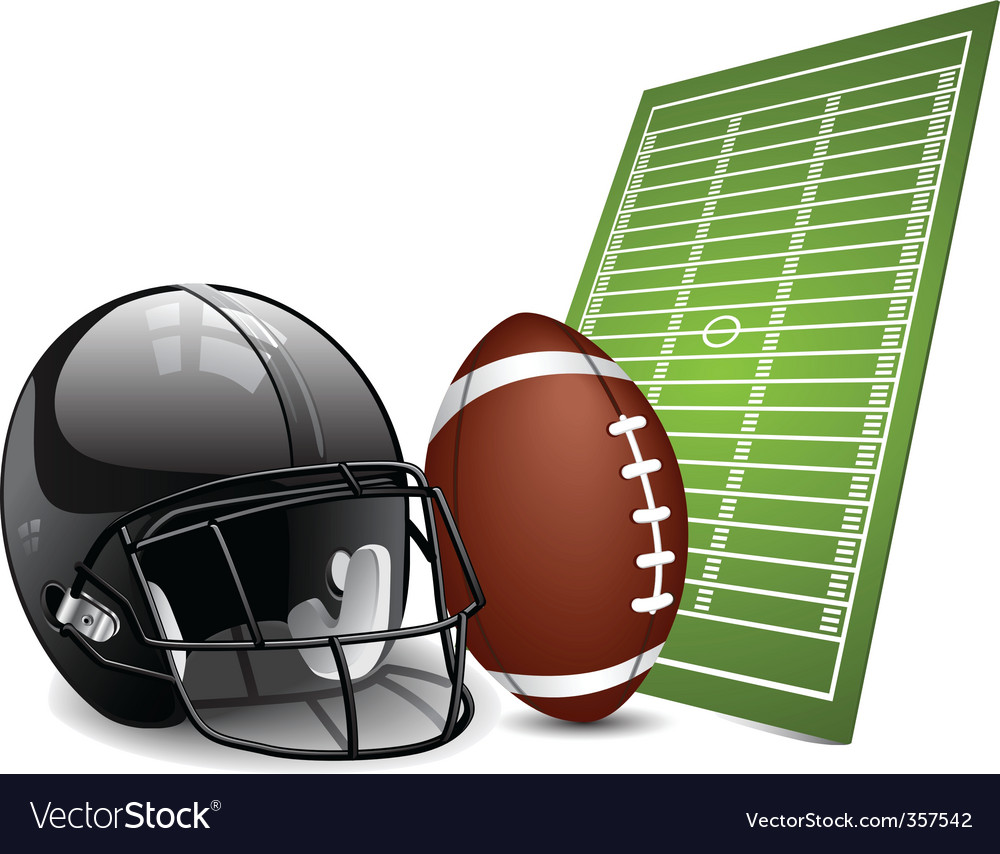 American football Royalty Free Vector Image - VectorStock