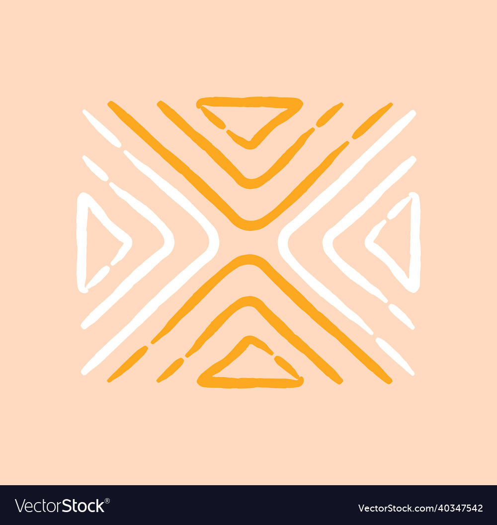 Ethnic pattern concept vector image Ethnic pattern concept