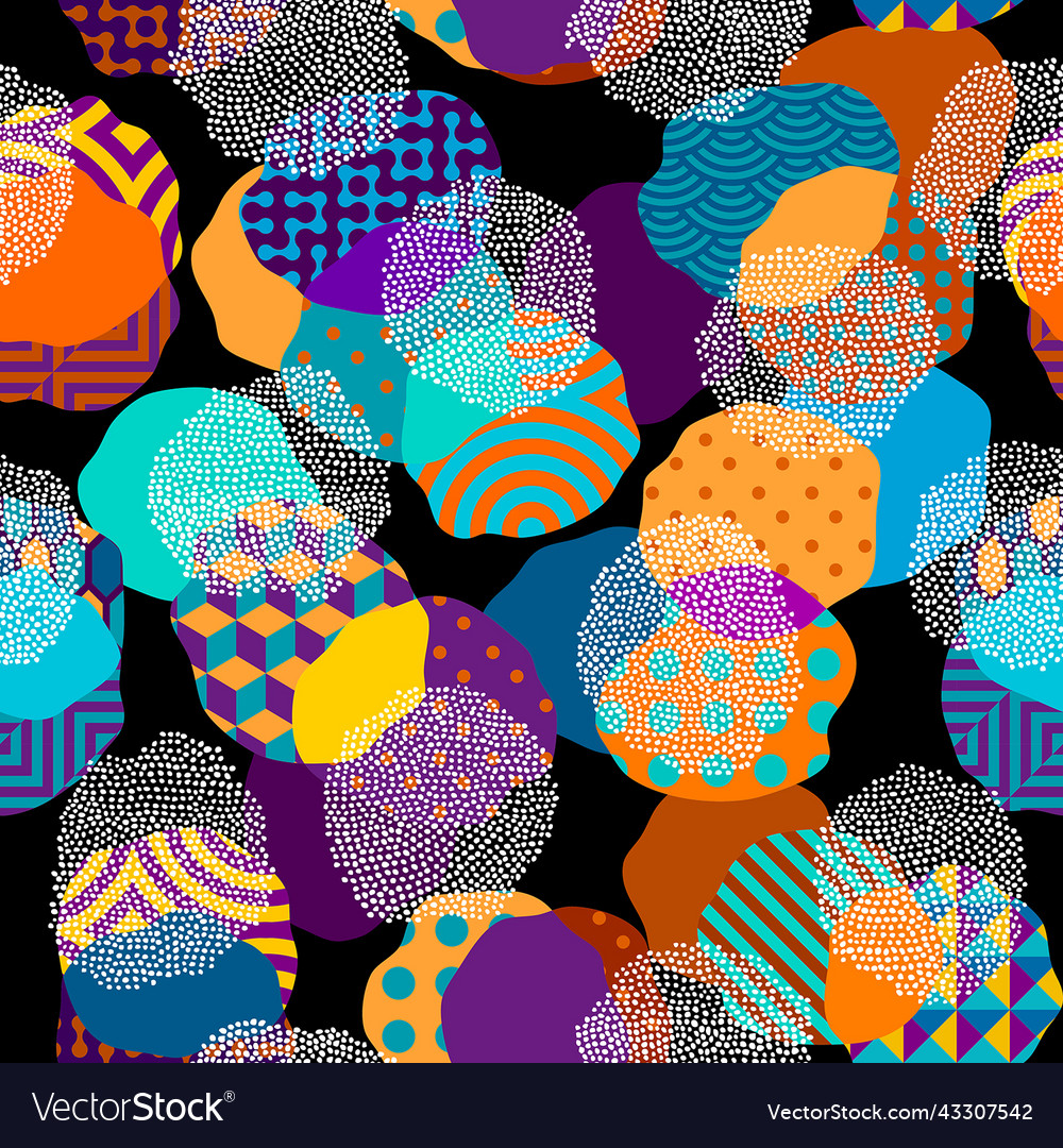 Geometric abstract pattern in low poly style vector image Geometric abstract pattern in low poly style