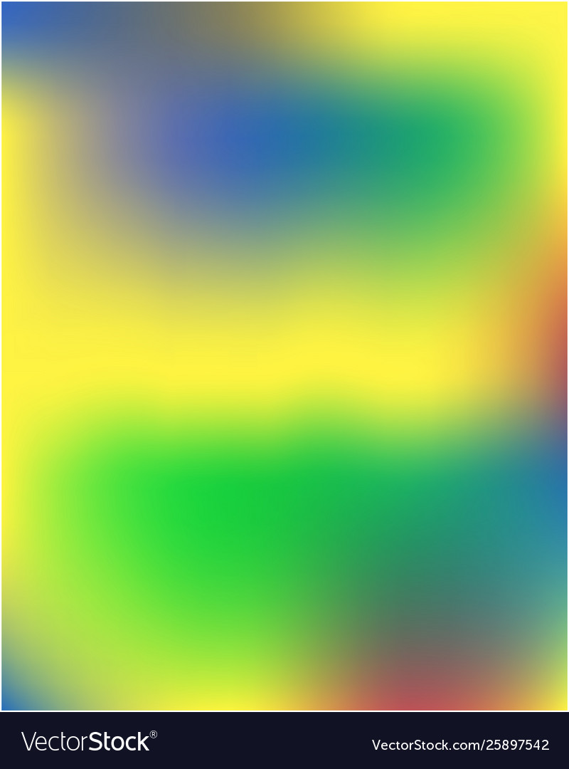 Gradient mesh painted in different colors