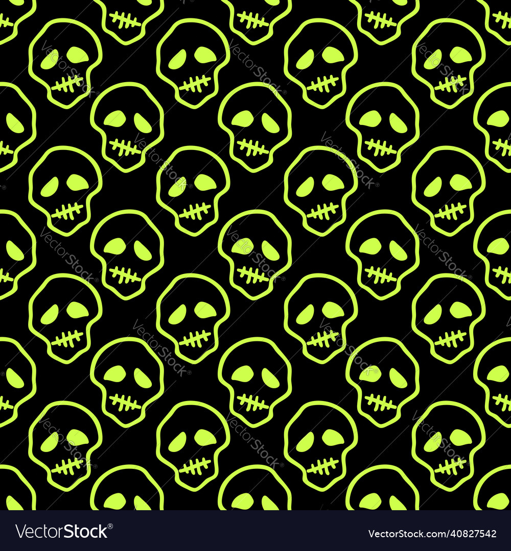 Halloween celebration seamless pattern