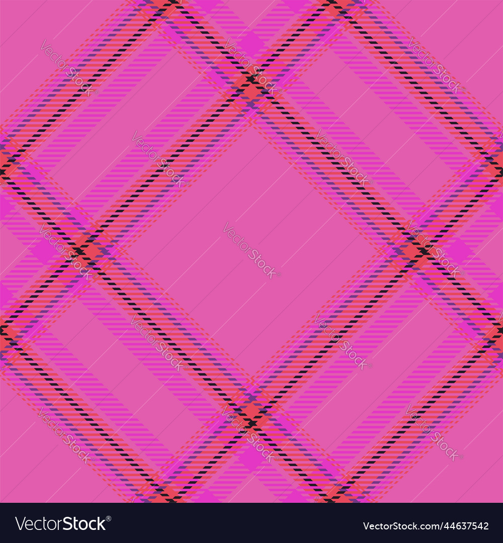 Plaid pattern check fabric texture seamless Vector Image