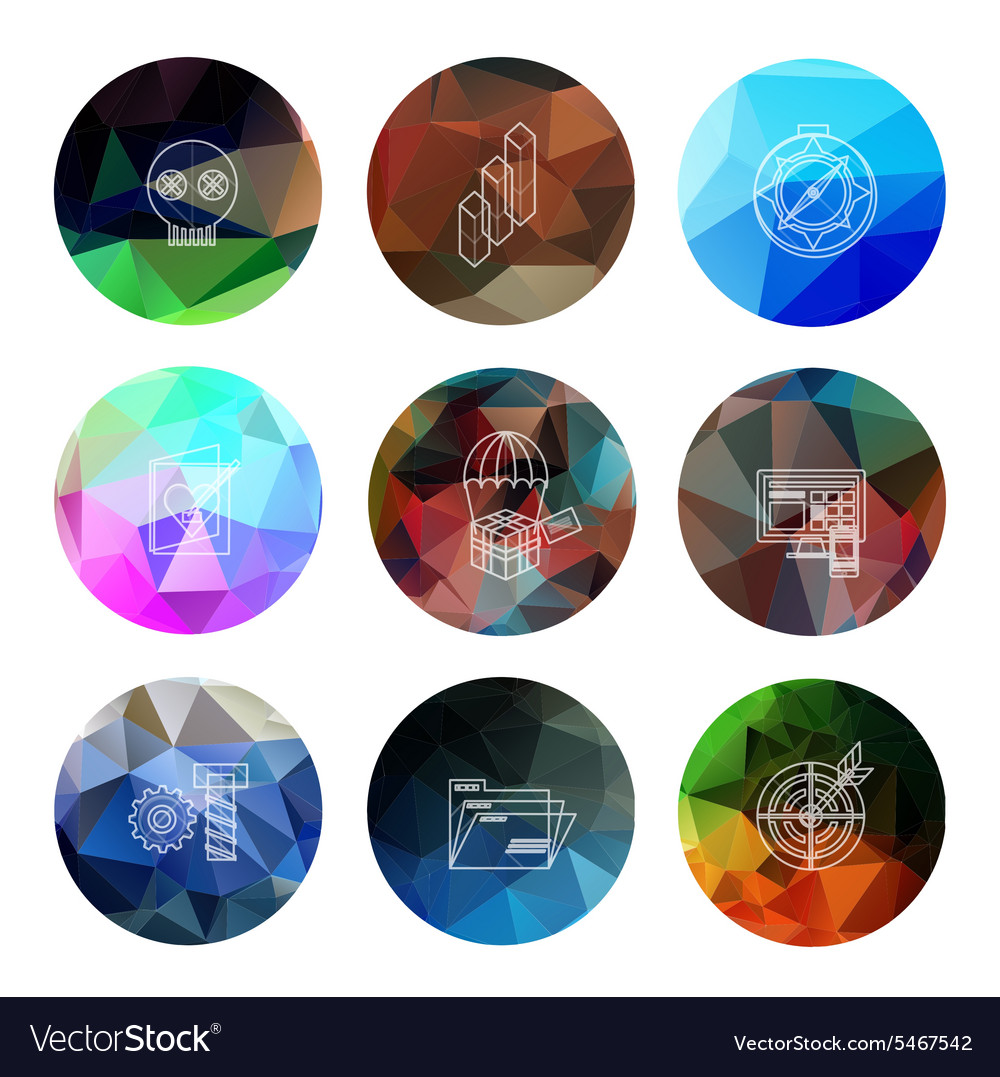 Universal modern icons for web and mobile app