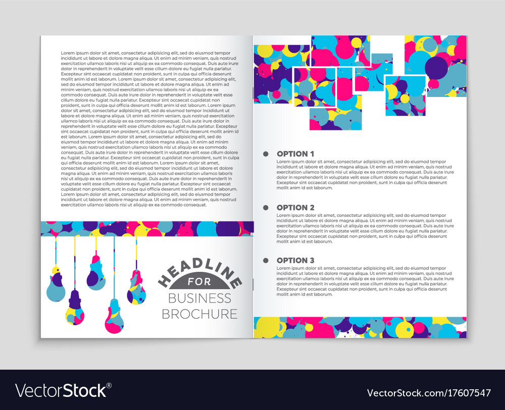 Abstract layout background set for art
