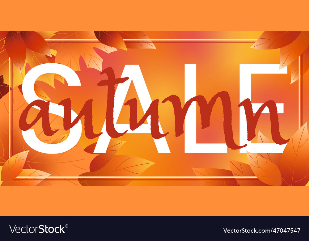 Herbst Hintergrund mit hellgelb und orange Au Vector Image Herbst Hintergrund mit hellgelb und orange Au