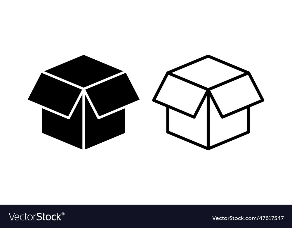 Box icon sign delivery package parcel