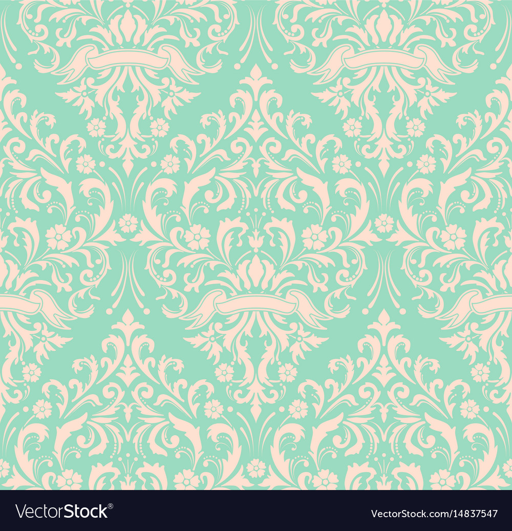 Damask seamless pattern element classical