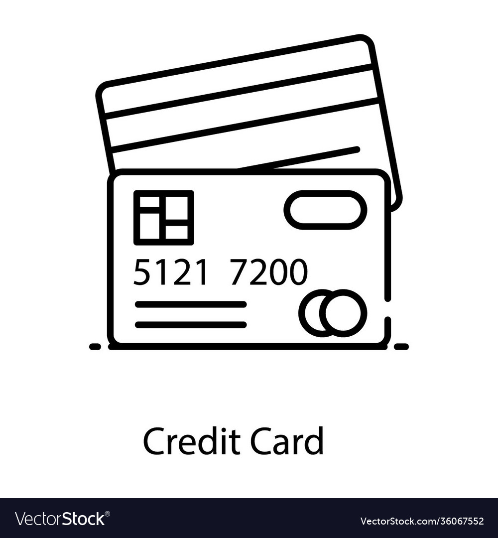 Credit card Royalty Free Vector Image - VectorStock