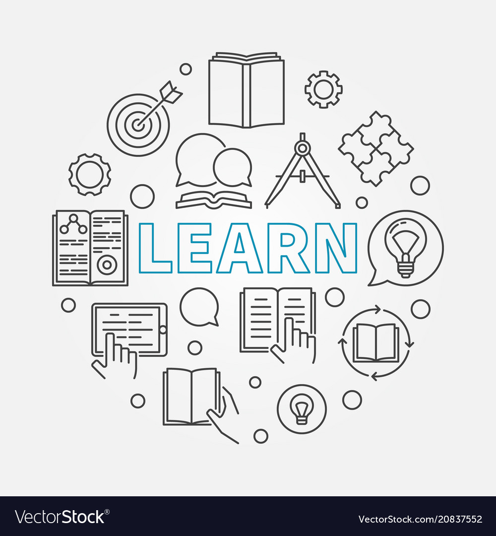 Education Round Concept